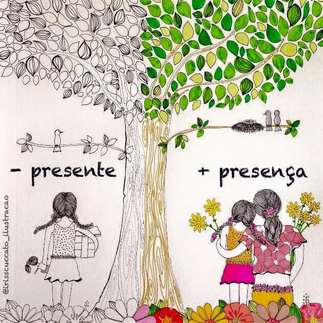 Leia mais sobre o artigo Menos presente, mais presença!